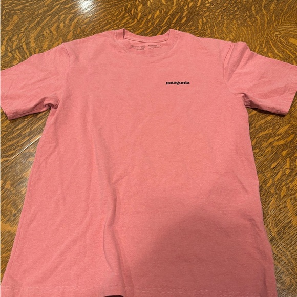 Patagonia Men's Short Sleeve Tee in Pink - Picture 1 of 5